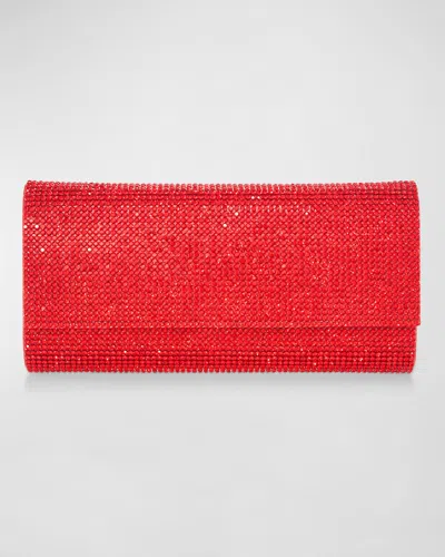 Judith Leiber Perry Beaded Crystal Clutch Bag