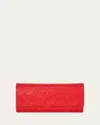 Judith Leiber Perry Beaded Crystal Clutch Bag In Red