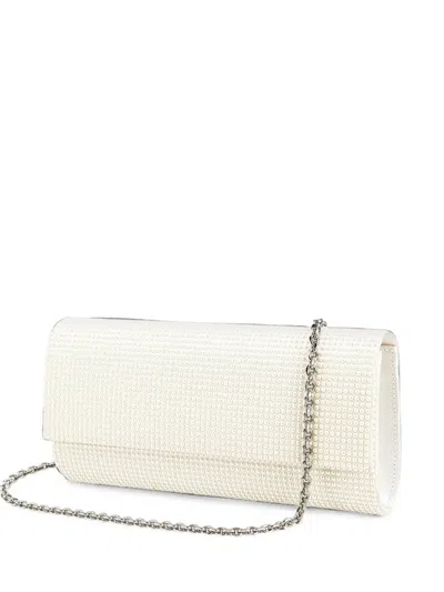 Judith Leiber Perry Pearls Pearl-embellished Clutch Bag In White