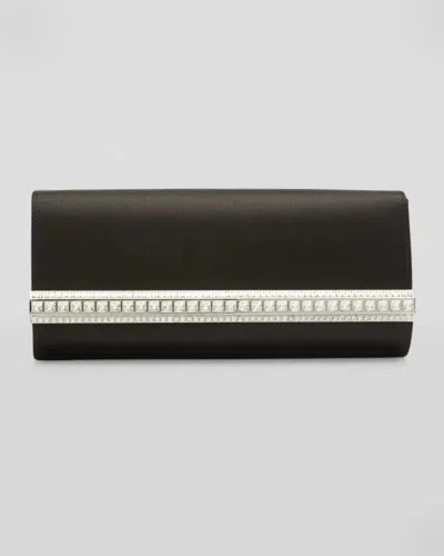 Judith Leiber Women's Perry Satin & Crystal Clutch In Silver Black