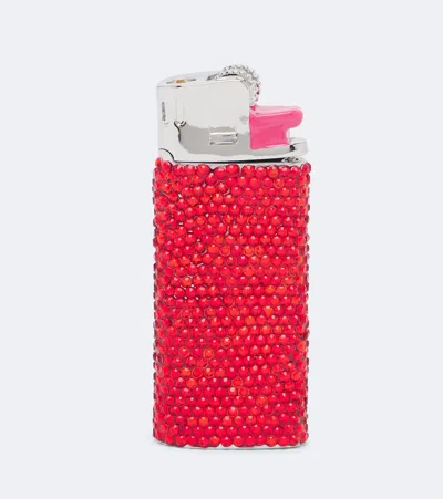 Judith Leiber Red Flame Miniature Got A Light? Clutch