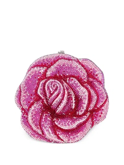 Judith Leiber Rose Josephine Crystal-embellished Cluth Bag In Pink