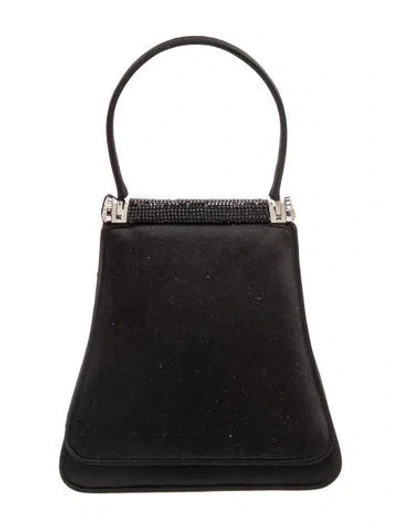 Pre-owned Judith Leiber Satin Evening Bag In Black