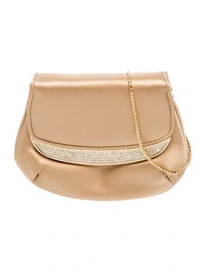 Pre-owned Judith Leiber Satin Shoulder Bag