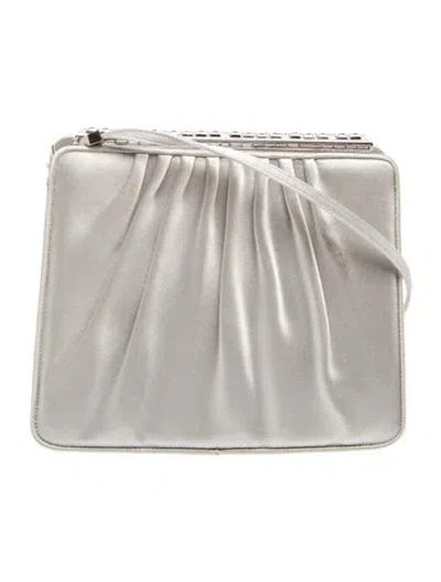 Pre-owned Judith Leiber Satin Shoulder Bag In Multi