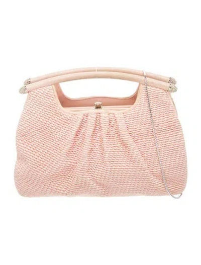 Pre-owned Judith Leiber Sequins Crossbody Bag In Pink