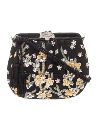 Pre-owned Judith Leiber Sequins Evening Bag In Black