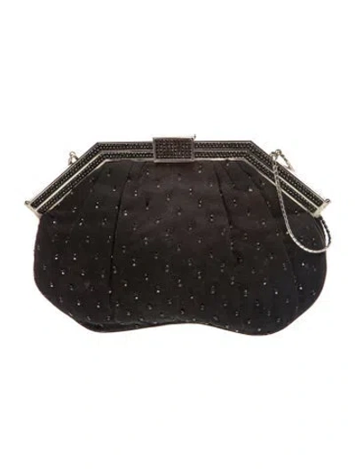 Pre-owned Judith Leiber Sequins Shoulder Bag In Black