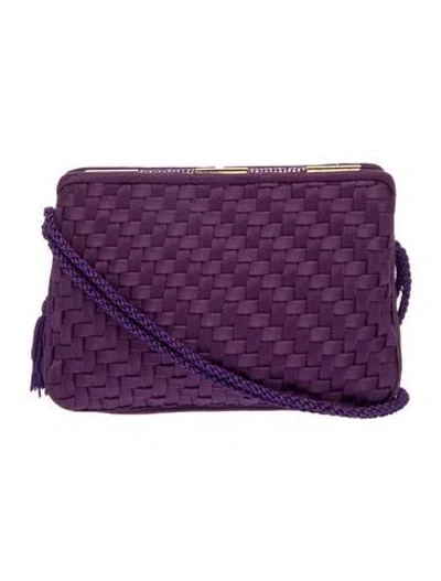 Pre-owned Judith Leiber Shoulder Bag In Purple