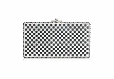 Judith Leiber Sleek Rectangle In White