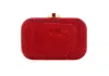 Judith Leiber Slide Lock In Red