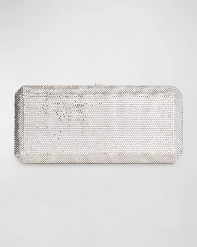 Judith Leiber Slim Rectangle Fullbead Clutch Bag