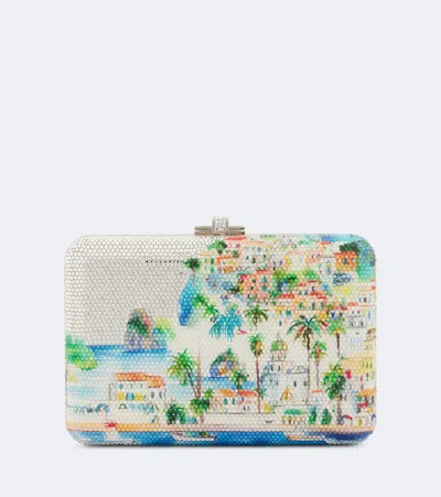 Judith Leiber Slim Slide Costa Embellished Clutch In Multi