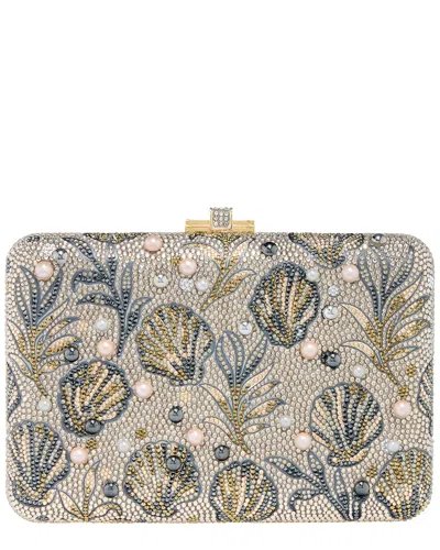 Judith Leiber Slim Slide Shelby Clutch In Brown