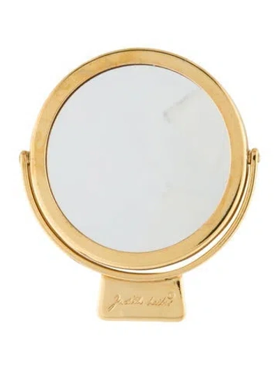 Pre-owned Judith Leiber Small Gold Mirror