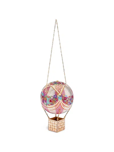 Judith Leiber Small Hot Air Balloon Marguerite Crystal-embellished Shoulder Bag In Pink