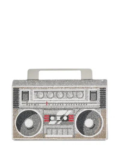 Judith Leiber Soft Boom Box Couture Shoulder Bag In Multi