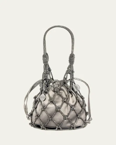 Judith Leiber Sparkle Crystal Net Top-handle Bag