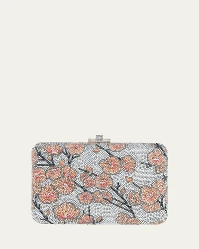 Judith Leiber Spring Cherry Crystal Slim Clutch Bag In Scmmt