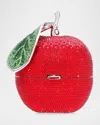 Judith Leiber Sweetie Apple Crystal Clutch Bag In Slsmt