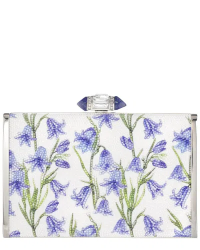 Judith Leiber Tall Slender Rectangle Arabella Clutch In Purple