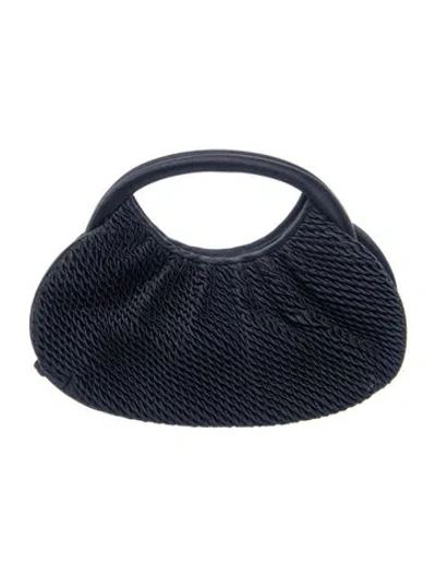 Pre-owned Judith Leiber Top Handle Bag In Blue