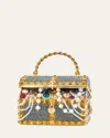 Judith Leiber Treasure Chest Crystal Minaudiere In Multi
