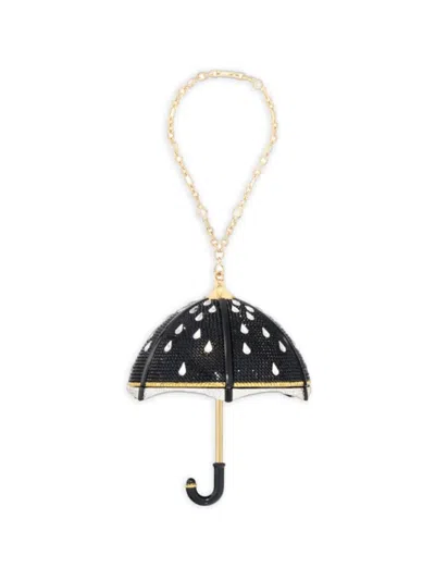 Judith Leiber Umbrella Stormy Mini Bag In Black