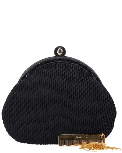 Judith Leiber Vintage Crystal Adorned Clutch Bag (authentic Pre-loved) In Black
