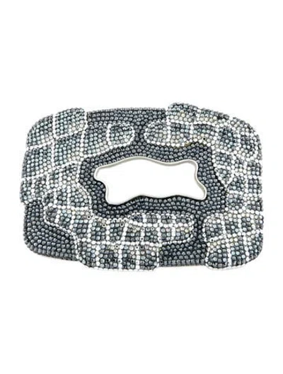 Pre-owned Judith Leiber Vintage Wide Waist Belt In Multi