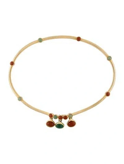 Pre-owned Judith Leiber Waist Belt Skinny Waist Belt