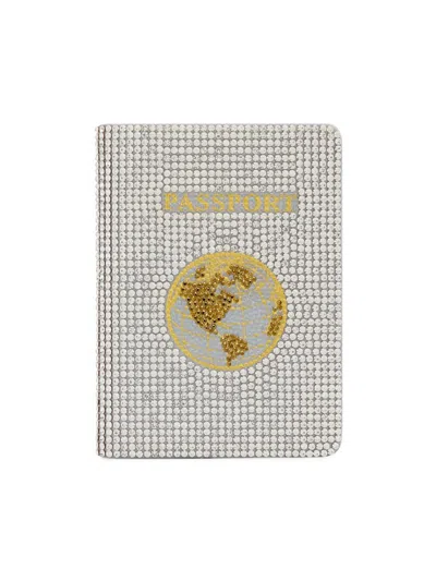 Judith Leiber Women's Leather & Crystal Passport Holder