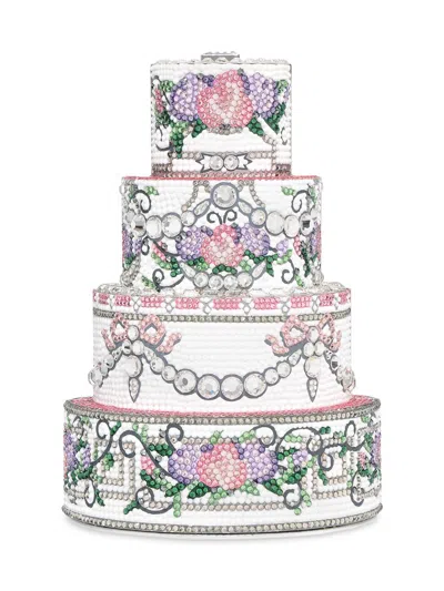 Judith Leiber Women's Tiered Cake Embellished Clutch In White Multi