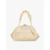 Judith Leiber Gemma Crystal Clutch Bag In Silver Prosecco