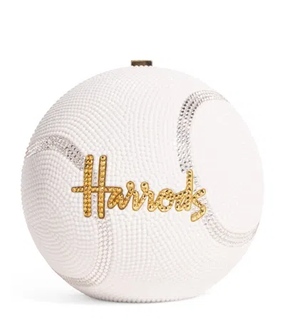 Judith Leiber X Harrods Embellished Tennis Ball Clutch Bag