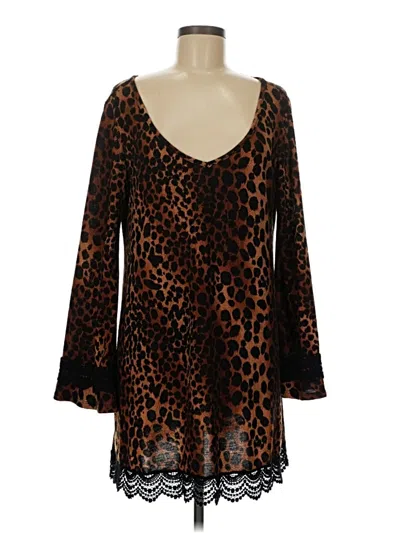 Pre-owned Judith March Casual Dress In Brown