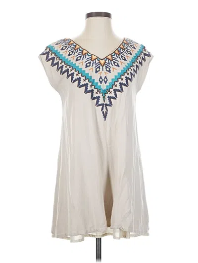 Pre-owned Judith March Casual Dress In White