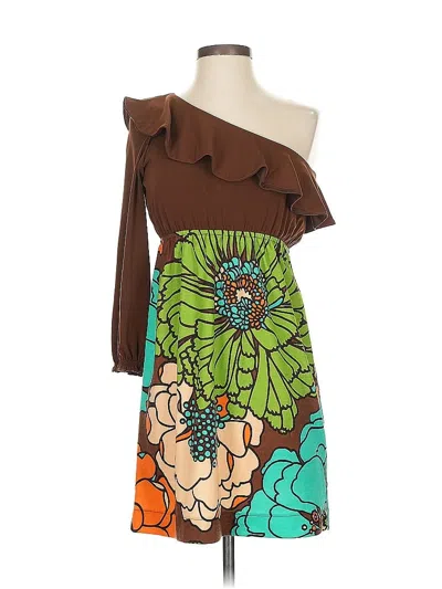 Pre-owned Judith March Cocktail Dress In Brown