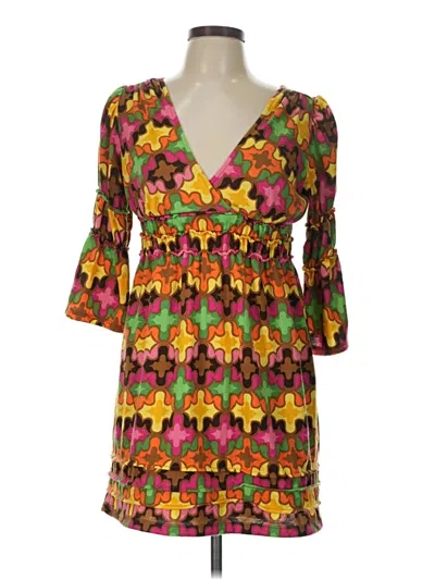 Pre-owned Judith March Cocktail Dress In Brown