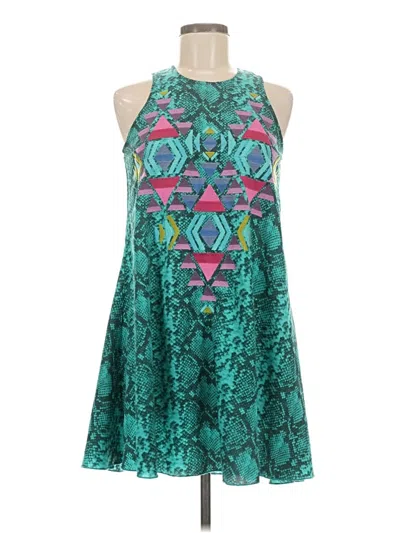 Pre-owned Judith March Cocktail Dress In Teal