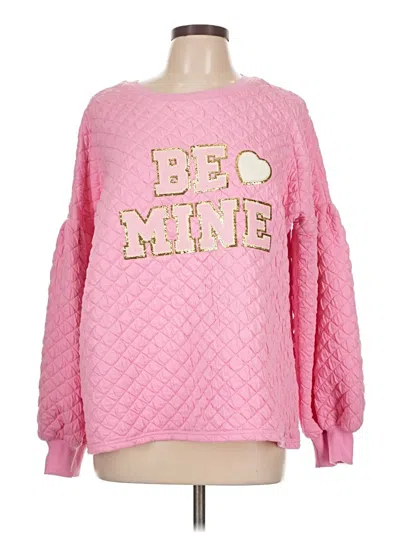 Pre-owned Judith March Pullover Sweater In Pink