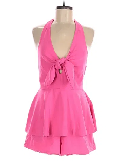 Pre-owned Judith March Romper In Pink