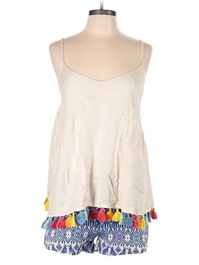 Pre-owned Judith March Romper In White