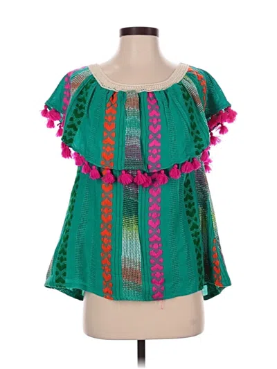 Pre-owned Judith March Sleeveless Blouse In Green