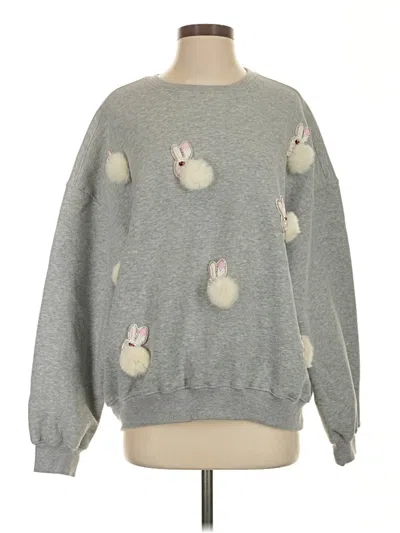Pre-owned Judith March Sweatshirt In Gray