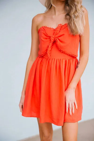 Judith March The Chloe Mini Dress In Poppy In Multi