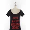 Judith March Women's University Of Arkansas Boys Of Fall Tee In Black In Black