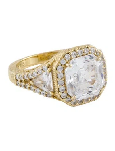 Pre-owned Judith Ripka Cubic Zirconia Engagement Ring In Multi