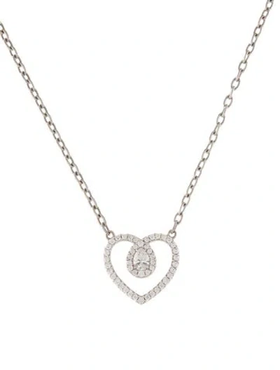 Pre-owned Judith Ripka Cubic Zirconia Pendant Necklace, 20" In Multi