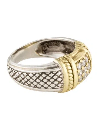 Pre-owned Judith Ripka Diamond Band In Multi